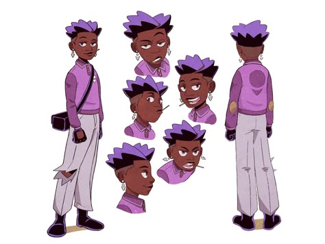 Black Edits, Art Building, Character Model Sheet, Quirky Illustration, Oc Character, Animation Character, Black Cartoon Characters, Character Model, Indie Art