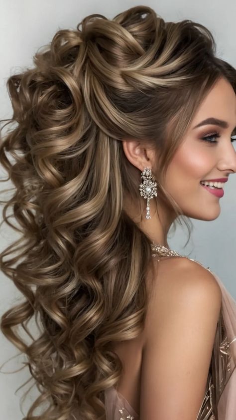 Gala-Ready! 11 Hairstyles to Look Like a Celebrity 34 Elegant Long Hairstyles Classy, Hairstyles For A Formal Event, Hair Do For Medium Length Hair, Simple Quince Hairstyles, Prom Hairstyles For Long Hair Half Up, Semi Formal Hair, Gala Hairstyle, Party Hairstyles Medium, Classy Hair