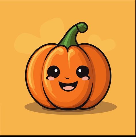 A cute Halloween pumpkin illustration for the spooky season Pumpkin Illustration, Halloween Pumpkin, Cute Halloween, Spooky Season, Halloween Pumpkins, Illustrations, Halloween