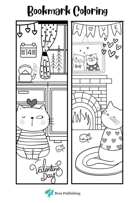 Bookmarks To Colour Free Printable, Colouring Bookmarks Free Printable, Bookmark Coloring Free Printable, Bookmark Ideas Aesthetic Printable, Free Printables Valentines, Cute Bookmarks Diy, Aesthetic Coloring Pages Free Printable, Free Printable Bookmarks To Color, Bookmark Coloring Pages