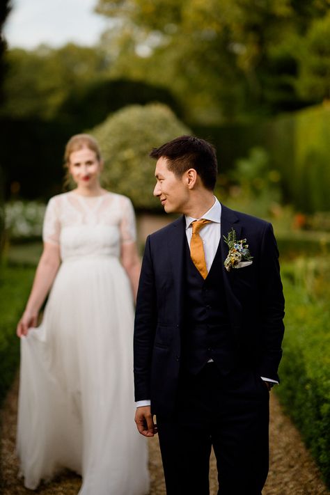 Groom Groomsmen Suits Mustard Yellow Tie Holford Estate Wedding Voyteck Photography #Groom #WeddingSuits #MustardYellowTie #WeddingTie #Wedding Black Suit Mustard Tie, Yellow Tie Wedding, Male Wardrobe, Outdoor Garden Wedding, Aisle Flowers, Flower Arch, Wedding Shoes Lace, Groom And Groomsmen Attire, Yellow Tie