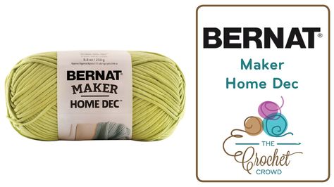 What To Do With Bernat Maker Home Dec Yarn Bernat Maker Yarn Patterns, The Crochet Crowd, Crochet Crowd, Chunky Knitting, Knitting Gauge, I Love This Yarn, What To Use, Big Balls, Crochet Round