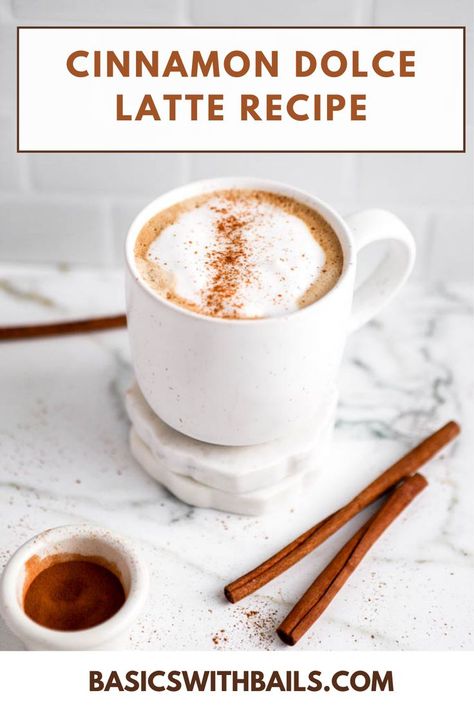 Starbucks Cinnamon Dolce Latte, Cinnamon Dolce Latte Recipe, Vegan Latte, Coffee Meets Bagel, Homemade Starbucks, Coffee Essential Oil, Cinnamon Dolce Syrup, Cinnamon Dolce Latte, Easy Green Smoothie