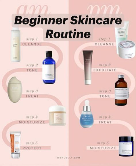 Skin Care Routine Steps For Beginners, Skincare Routine For 11 Yrs Old, Skin Care For Beginners, Evening Skin Care Routine, Healthy Book, Night Skin Care Routine, Unwanted Facial Hair, Beauty Routine Tips, Health And Fitness Magazine