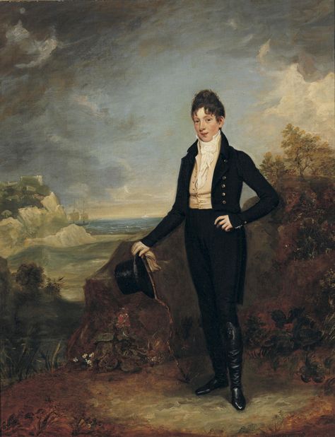 Arthur William Devis (1763-1822) — Portrait of a  Gentleman  (1533x2000) Regency Portraits Men, Regency Era Portraits Men, Regency Paintings, Regency Men, Regency Portraits, Portraits Men, Portrait Men, Regency England, Antique Paintings