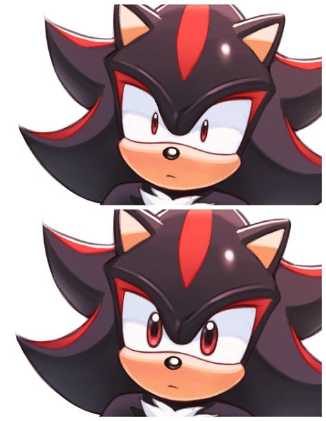 Shadow The Hedgehog Fanart Cute, Shadow The Hedgehog Makeup, Shadow The Hedgehog Birthday, Shadow The Hedgehog Art, Shadow Reference, Hedgehog Colors, Hedgehog Birthday, Shadow Drawing, Sonic Funny