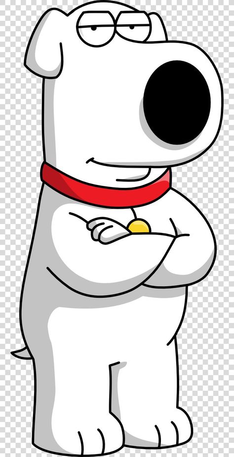 Brian Griffin Wallpaper, Family Guy Character Drawings, Stewie Griffin Drawing, Peter Griffin Drawing, Brain Griffin, Family Guy Wallpaper, Griffin Drawing, Brian Family Guy, Griffin Dog