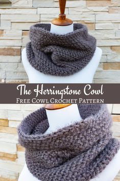 Cowl Crochet Pattern, Crochet Cowl Free Pattern, Cowl Crochet, Crochet Neck Warmer, Half Double Crochet Stitch, Crochet Cowl Pattern, Crochet Scarf Pattern Free, Cowl Pattern, Double Crochet Stitch