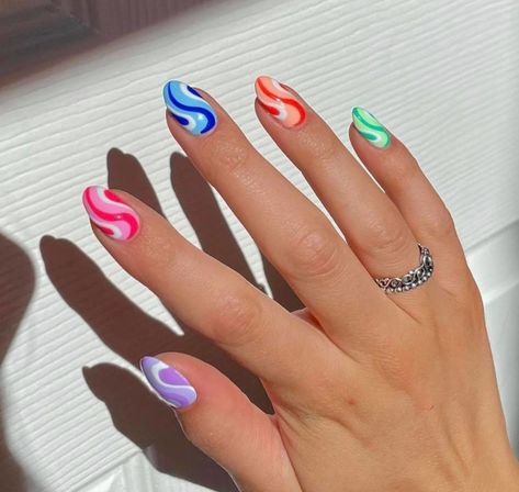 Summer Nails 2023, Nail Design Glitter, Summer Nail Designs, Smink Inspiration, Summery Nails, Cute Gel Nails, Nails 2023, Short Acrylic Nails Designs, Fire Nails