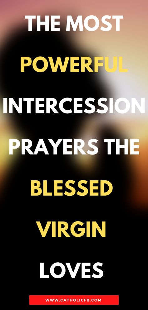 Prayer Is Powerful, Intercession Prayers, Jesus And Mary, The Blessed Virgin Mary, Spiritual Living, Blessed Mother Mary, Blessed Virgin, Blessed Virgin Mary, A Miracle