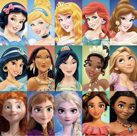 All The Princesses Disney, Disney Princess Lineup, Cinema Wallpaper, Anastacia Disney, First Disney Princess, Official Disney Princesses, All The Princesses, Disney Princess Characters, Disney Princesses And Princes