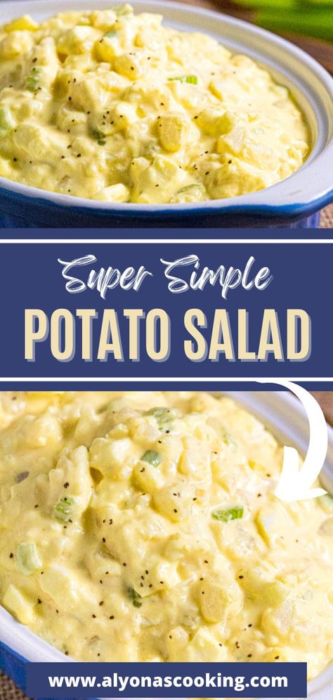 Easiest Potato Salad, Whipped Potato Salad, Potato Salad Sauce, Quick Easy Potato Salad, Potatoe Salad For A Crowd, Cooked Dressing For Potato Salad, Potato Salad Dressing Homemade, Cooked Potato Salad Dressing Recipe, Potato Salad For Large Crowd