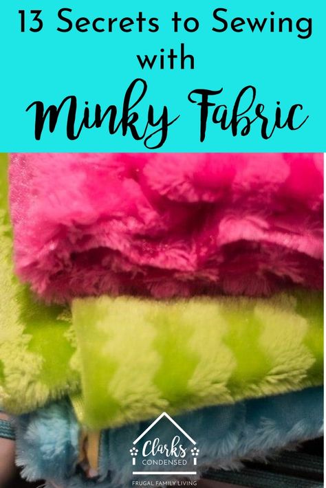 Sewing With Minky, Frugal Family, Beginner Sewing Projects Easy, Leftover Fabric, Fabric Baskets, Sewing Projects For Beginners, Sewing Skills, Love Sewing, Minky Fabric