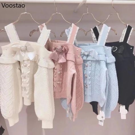 Just found this amazing item on AliExpress. Check it out! $79.35 | Japanese Lolita Kawaii Knitted Pullover Autumn Women Bow Heart Buckle Off Shoulder Pearl Sweater Girls Harajuku Knitwear Tops Pearl Sweater, Knitwear Tops, Girls Sweaters, Knitted Pullover, Harajuku, Off Shoulder, Knitwear, Buckle, Clothes