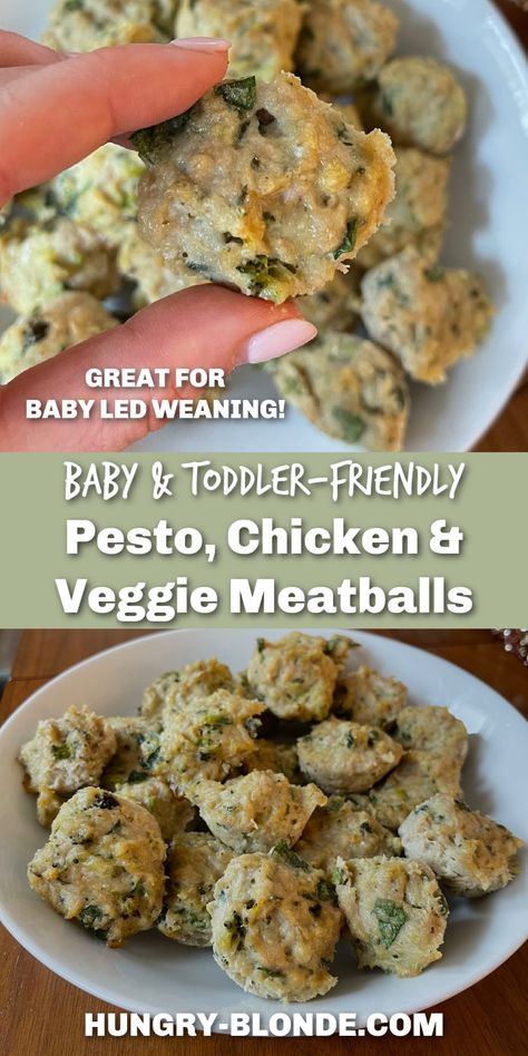 Looking for a baby- and toddler-friendly recipe that’s easy to make, can be packed with veggies, and that your kids will actually want to eat? Check out these Pesto Veggie Baby-Friendly Chicken Meatball Muffins made with under 10 ingredients!



baby friendly recipes, toddler friendly recipes, baby led weaning food, easy baby led weaning Toddler Chicken Meatballs, Baby Meatball Recipe, Toddler Meat Recipes, Ground Chicken Toddler Recipes, Chicken Veggie Meatballs, Toddler Meatball Recipe, Baby Led Weaning Chicken, Meatball Muffins, Toddler Meatballs