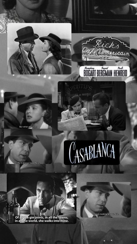 Casablanca Movie, Casablanca 1942, Casablanca, Connect With People, Your Aesthetic, Creative Energy, This Is Us, Created By, Energy