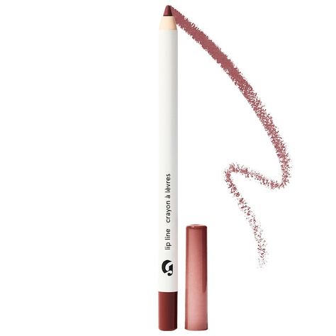 Lip Line Enhancing Hydrating Longwear Lip Liner Pencil - Glossier | Sephora Glossier Lip, Lip Shades, Coal Tar, Lip Liner Pencil, Lip Line, Beauty Routine Tips, Glossy Makeup, Natural Lip Colors, Tutorials Drawing