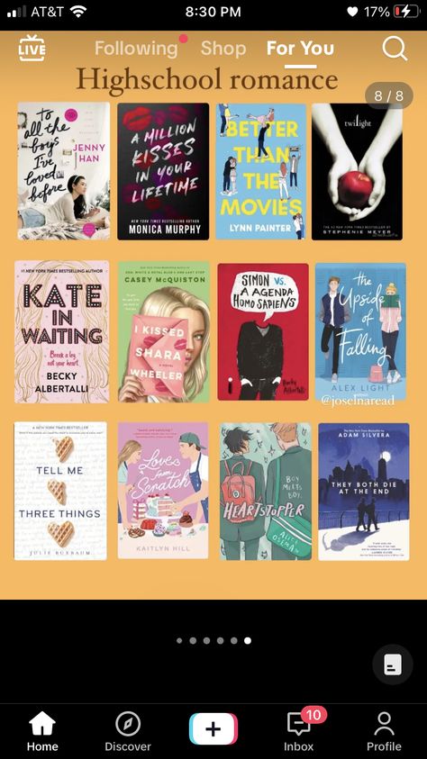 Highschool Romance, Book Club Recommendations, Becky Albertalli, Good Romance Books, Types Of Books, Recommended Books To Read, Summer Books, Top Books To Read, Romantic Books