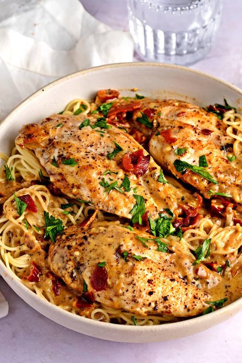 Marry Me Chicken - Insanely Good What To Serve With Marry Me Chicken, Nyt Marry Me Chicken, Healthy Marry Me Chicken Pasta, Marry Me Chicken No Tomatoes, The Recipe Critic Marry Me Chicken, Marry Me Chicken Without Sundried Tomatoes, Ranch Dressing Chicken, Marry Me Chicken Recipe, Easy Starters