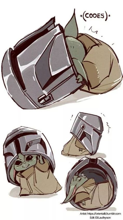 Mandalorian Fanart Cute, Mandalorian And Grogu Fanart, Star Wars Cute Drawing, Mando And Grogu Fanart, Grogu Fanart, Din Djarin Fanart, The Mandalorian Fan Art, The Mandalorian Fanart, Mandalorian Fanart