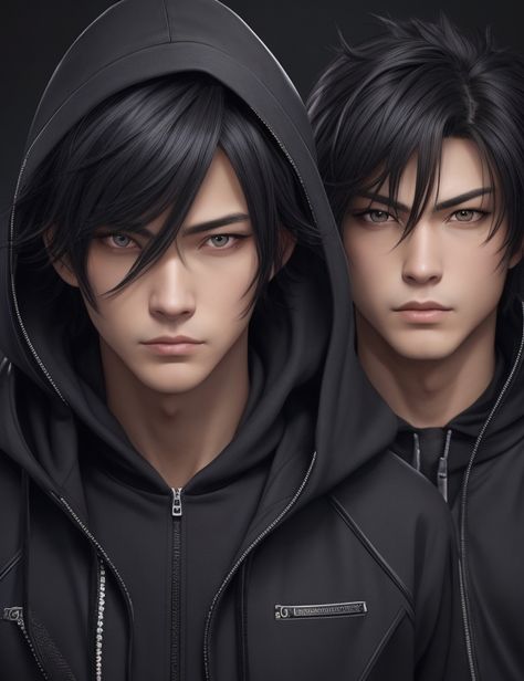 Twin Character Design Male, Anime Dp, Space Games, Identical Twins, Twin Boys, Man Character, Nerd Girl, Character Design Male, Art Anime