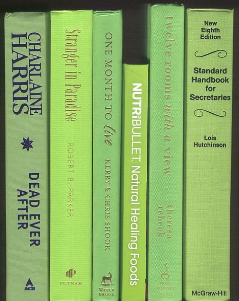 Bright Green Aesthetic, Green Supremacy, Green Academia, Green Chartreuse, Library Wedding, Office Photo, Reading Rainbow, Decorative Books, Hardcover Books