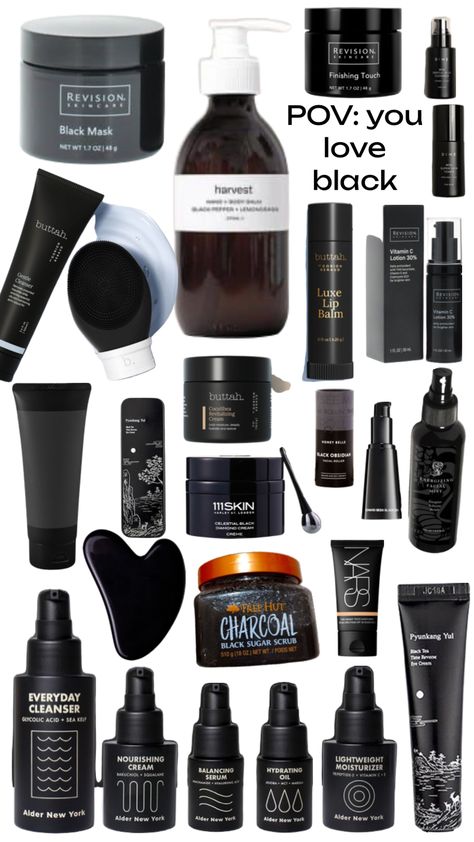 #preppy#black#cute#skincare#treehut#beauty Black Skincare Products, Black Skin Care, Black Mask, Gentle Cleanser, Glow Up Tips, Face Products Skincare, Skin Care Essentials, Skin Care Regimen, Body Skin