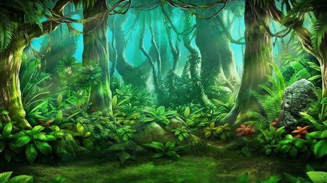 Gacha Life Forest Background, Gacha Jungle Background, Forest Background Anime, Gacha Forest Background, Anime Forest Background, Anime Jungle, Janmashtami Photos, Anime Computer Wallpaper, Jungle Background