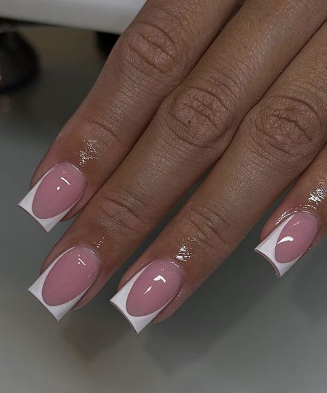 Short Baddie Nail Designs, Island Nails, Acrylic Toe Nails, Long Acrylic Nail Designs, French Tip Acrylic Nails, Work Nails, French Acrylic Nails, Classy Acrylic Nails, Short Square Acrylic Nails