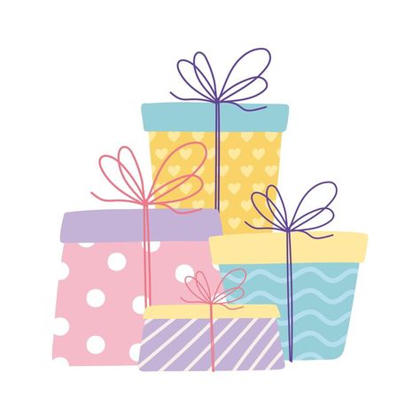 happy birthday wrapped gift boxes celebration cartoon isolated design icon Happy Birthday Ideas, Gift Box Images, Happy Birthday Icons, Ideas Regalos, Birthday Icon, Birthday Box, Happy Birthday Gifts, Design Icon, Happy Birthday Greetings