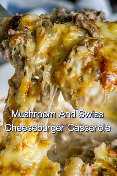 Mushroom Cheeseburger, Mushroom And Swiss, Chicken Casserole Dinners, Beef Entrees, Carrot Cakes, Mushroom Burger, Potato Dumplings, Cheeseburger Casserole, Beef And Potatoes