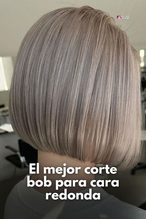 El mejor corte bob para cara redonda Corte Bob