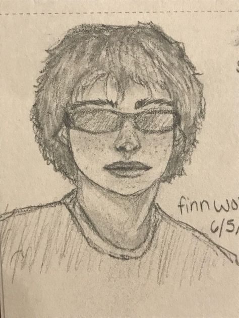 Finn Wolfhard Drawing Easy, Finn Wolfhard Drawing, Prince Art, Drawing Tutorial, Stranger Things, Love Of My Life, Male Sketch, Art Prints, Drawings