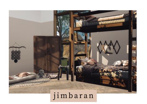 jimbaran. | sundays on Patreon Sims 4 Patreon, Large Floor Pillows, Sims 4 Bedroom, Kids Deco, Jimbaran, Sims 4 Cc Furniture, Kids Bedroom Sets, Small Pillows, Duvet Bedding