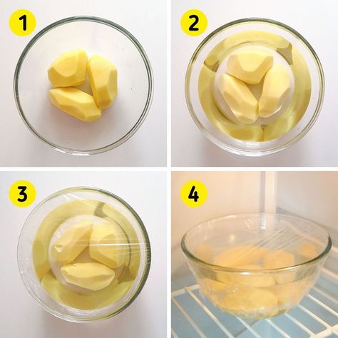 Can You Peel Potatoes Ahead Of Time, How To Keep Potatoes From Turning Brown, Can You Peel Potatoes The Night Before, Peeling Potatoes Ahead Of Time, Easiest Way To Peel Potatoes, Person Cooking, Potatoes In Microwave, How To Store Potatoes, Go Browns