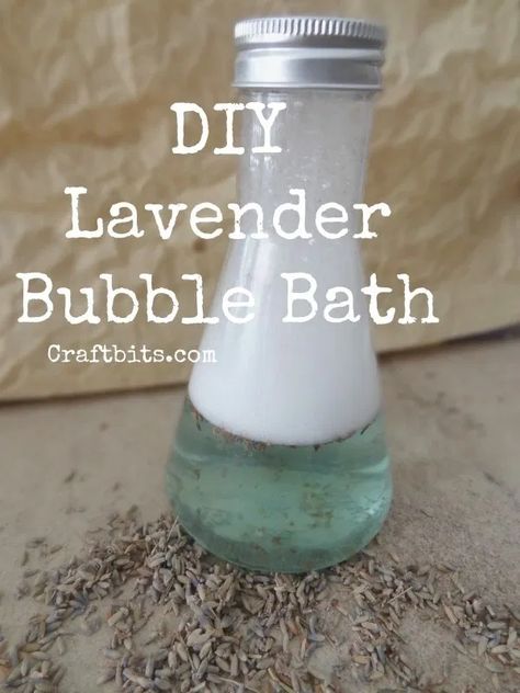 Bath And Body Recipes, Lavender Bubble Bath, Diy Spa Treatments, Lavender Sprigs, Lavender For Sleep, Lavender Crafts, Diy Shampoo, Coffee Body Scrub, Skin Natural Remedies