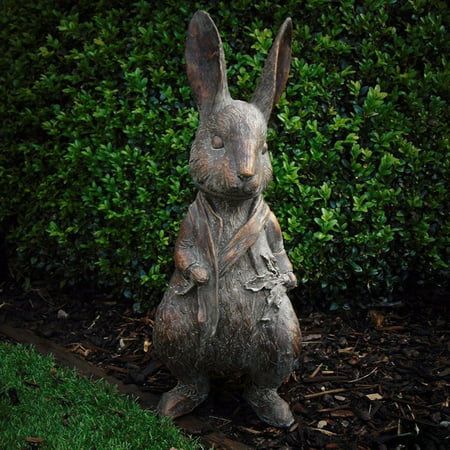 Save $3.5 for each additional purchase! Resin Rabbit Outdoor Statues Ornament Decoration, Garden Sculpture Easter Statues Decor, Lovely Statues Animals Figurines for Garden Courtyard Description: DURABLE QUALITYThese animal statue is made of high-quality resin and have sun protective and water-proof coating, which can effectively avoid cracking, chipping and fading, so there is no need to worry about the damage when it is placed in outdoors. SIZE6" (15 cm)Height, Packaged safely in the polyfoam to avoid damage during transportation. UNIQUE & WELL-CRAFTEDUnique style and delicate details. It is handmade to make sure the detail of the rabbit looks more real, and we paint some old color on it to make it looks more ancient and vintage. HOME & GARDEN DECORATIONThese animal decorating the home o Dog Statue Decor, Bunny Statue, Rabbit Garden, Frog Statues, Outdoor Garden Statues, Turtle Decor, Garden Figurines, Garden Courtyard, Garden Animals