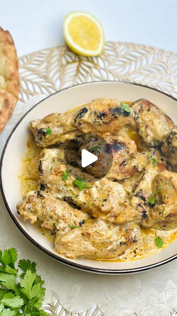 Malai Chicken Curry, Butter Chicken Recipe Indian Easy, Malai Chicken Recipe, Recipe For Chicken Breast, Easy Chicken Meals, Recipes Ramadan, Malai Recipe, Ramadan Series, Chicken Malai