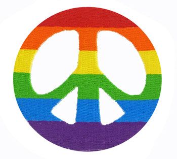 Gay Pride Patches from www.rainbowdepot.com https://www.rainbowdepot.com/Patches_c_32.html #gaypride #rainbowdepot #pride #gaypridepatches #patch #rainbowpatch Rainbow Peace Sign, Rainbow Peace, Pride Colors, Cotton Polyester Fabric, Embroidered Applique, Cotton Set, Appliqué Patch, Rainbow Pride, Peace Sign