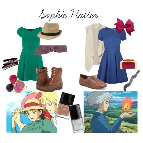 "Disney Outfits: Sophie Hatter" by jas67angel on Polyvore Ghibli Inspired Outfits, Studio Ghibli Outfits, Ghibli Outfits, Sophie Hatter, Colourful Clothing, Closet Cosplay, Nerdy Outfits, Movie Inspired Outfits, Character Inspired Outfits