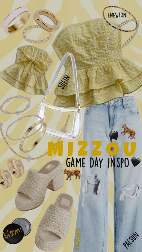 mizzou game inspo 🖤🖤🖤 Mizzou Game Day, Pacsun, Game Day