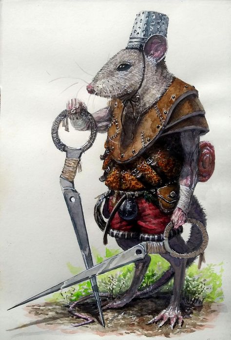 Giant And Tiny People Art, Rat King, Dnd Races, Rpg Characters, Tiny Tales, Fairy Tale Characters, Animal Groups, Character Creation, Rodents