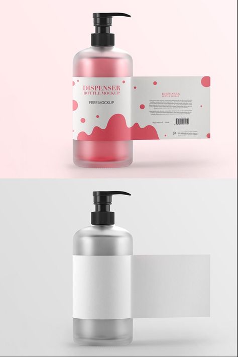 Shampoo Bottle Packaging, Shampoo Packing Design, Cosmetic Packaging Mockup Free, Shampoo Bottle Mockup, Shampoo Bottle Design Packaging, Lotion Bottle Design, Soap Bottle Design, Liquid Packaging Design, Pump Bottle Design