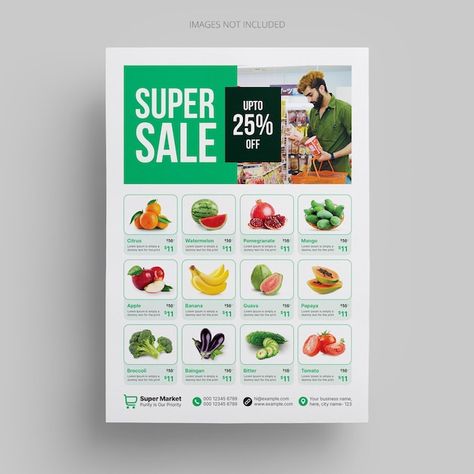 Product Leaflet Design, Supermarket Flyer, Supermarket Advertising, Happy Customer Service, Hyper Market, Newsletter Design Templates, Business And Advertising, Social Media Images Design, Template Menu