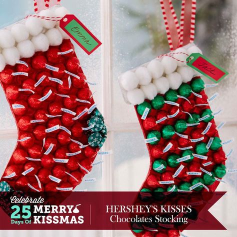 Chocolates Gift, Diy Christmas Lights, Hershey's Kisses, Kisses Chocolate, Hershey Kisses, Christmas Snacks, Diy Christmas Tree, Candy Gifts, Christmas Crafts For Kids