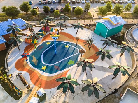 Desny Land, Playground Idea, Beach Playground, Playground Surface, Rubber Playground, Children Swimming Pool, Water Playground, Splash Park, Creative Playground