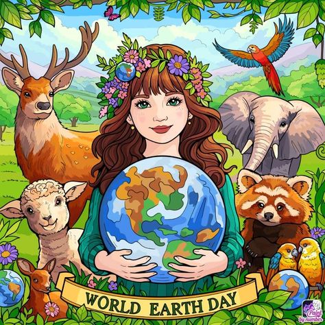 Vuca World Poster, Sustainability Drawing Ideas, Save Animals Drawing Competition, Save Wildlife Drawing, Art And Craft Competition Ideas, Animal Protection Poster Drawing, Our Environment Drawings, Nature Poster Making, Wildlife Conservation Drawing