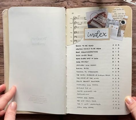 Reading Journal Setup Ideas, Lenanorah Journal, Reading Journal Set Up, Reading Book Journal Ideas, Messy Journaling, Bookish Activities, Chaos Journal, Bujo Reading, Reading Journal Cover Page