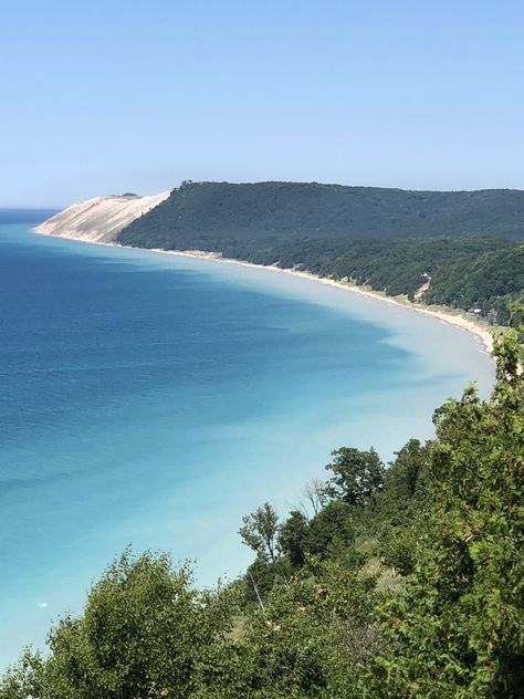 Empire Bluffs, Sleeping Bear Dunes, Pure Michigan Empire Michigan, Traveling America, Travel Michigan, Michigan Lake, Apostle Islands, Michigan Road Trip, Indiana Dunes, Sleeping Bear, Michigan Travel