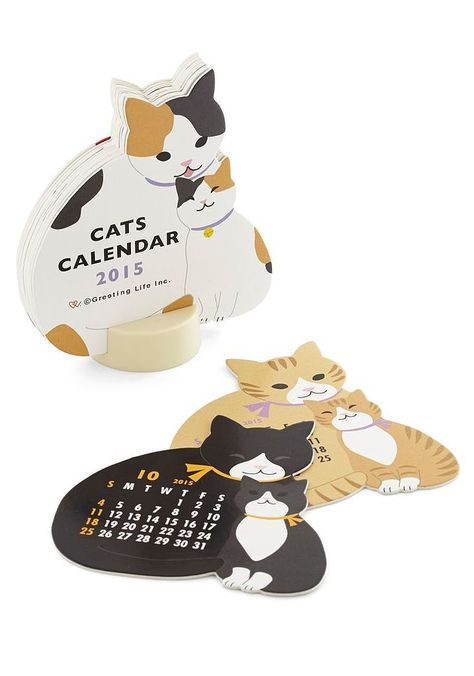 Quirky Apartment, Calendar Design Inspiration, Creative Calendar, 달력 디자인, Cat Calendar, Cat Things, Cute Calendar, Unique Calendar, Cat Lady Gift